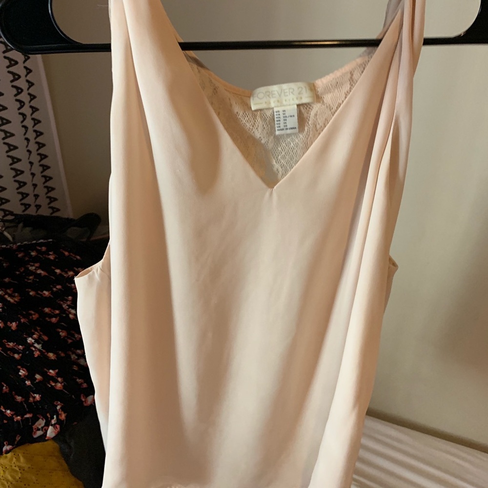 Blush pink Forever 21+ top size 1x